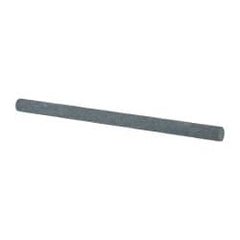 Value Collection - Round, Silicon Carbide, Toolroom Finishing Stick - 4" Long x 1/4" Wide, Medium Grade - Exact Tooling