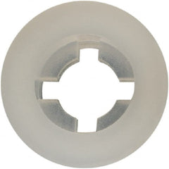 Made in USA - #4 Screw, 0.102" ID, Nylon Internal Tooth Lock Washer - 17/64" OD, Grade 6/6 - Exact Tooling