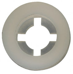 Made in USA - #6 Screw, 0.128" ID, Nylon Internal Tooth Lock Washer - 21/64" OD, Grade 6/6 - Exact Tooling
