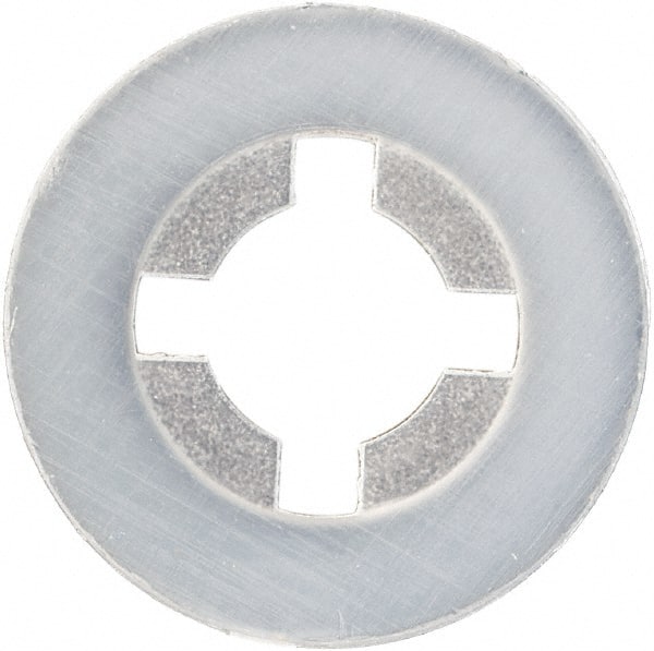 Made in USA - #8 Screw, 0.152" ID, Nylon Internal Tooth Lock Washer - 25/64" OD, Grade 6/6 - Exact Tooling
