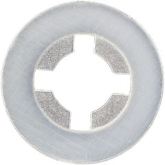 Made in USA - #8 Screw, 0.152" ID, Nylon Internal Tooth Lock Washer - 25/64" OD, Grade 6/6 - Exact Tooling
