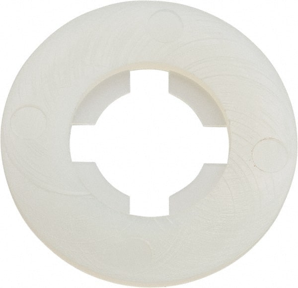 Made in USA - 7/16" Screw, 0.41" ID, Nylon Internal Tooth Lock Washer - 1-1/32" OD, Grade 6/6 - Exact Tooling