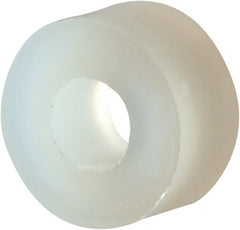Made in USA - #4 Screw, Grade 6/6 Nylon Standard Flat Washer - 2.92mm ID x 1/4" OD, 3.18mm Thick - Exact Tooling