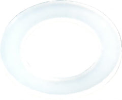 Made in USA - 5/16" Screw, Grade 6/6 Nylon Standard Flat Washer - 8.05mm ID x 1/2" OD, 0.81mm Thick - Exact Tooling