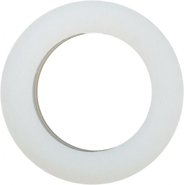 Made in USA - 5/16" Screw, Grade 6/6 Nylon Standard Flat Washer - 8.05mm ID x 1/2" OD, 3.18mm Thick - Exact Tooling