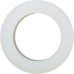 Made in USA - 5/16" Screw, Grade 6/6 Nylon Standard Flat Washer - 8.05mm ID x 1/2" OD, 3.18mm Thick - Exact Tooling
