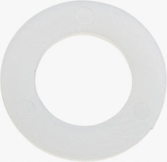 Made in USA - 7/16" Screw, Grade 6/6 Nylon Standard Flat Washer - 11.25mm ID x 3/4" OD, 0.81mm Thick - Exact Tooling