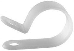 Made in USA - 7/8" Bundle Diam, 0.167" Hole, Nylon Clamp - Exact Tooling