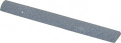 Value Collection - Half Round, Aluminum Oxide, Toolroom Finishing Stick - 4" Long x 1/2" Wide, Coarse Grade - Exact Tooling