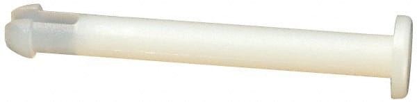 Made in USA - 1/8" to 1/8" Hole Diam, 1.13" OAL, Split Shank, Nylon Panel Rivet - 1.092" Length Under Head, 1.01" Material Thickness, 15/64" Head Diam - Exact Tooling