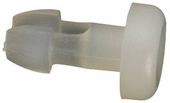 Made in USA - 0.09" Hole Diam, 0.3" OAL, Split Shank, Nylon Panel Rivet - 0.235" Length Under Head, 0.14" Material Thickness, 3/16" Head Diam - Exact Tooling