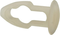 Made in USA - 7/32" Hole Diam, Keyhole Shank, Nylon Panel Rivet - 7/32" Material Thickness, 11/32" Head Diam - Exact Tooling