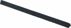 Value Collection - Three Square, Aluminum Oxide, Toolroom Finishing Stick - 4" Long x 1/4" Wide, Coarse Grade - Exact Tooling