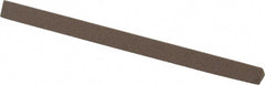 Value Collection - Three Square, Aluminum Oxide, Toolroom Finishing Stick - 4" Long x 1/4" Wide, Fine Grade - Exact Tooling