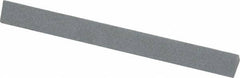 Value Collection - Three Square, Aluminum Oxide, Toolroom Finishing Stick - 4" Long x 3/8" Wide, Medium Grade - Exact Tooling