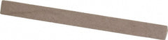 Value Collection - Three Square, Aluminum Oxide, Toolroom Finishing Stick - 4" Long x 3/8" Wide, Fine Grade - Exact Tooling