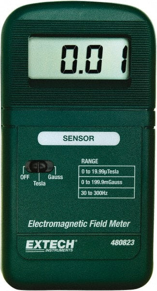 Extech - 30 to 300 Hz, LCD Display, EMF and ELF Meter - Exact Tooling
