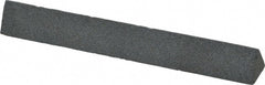 Value Collection - Three Square, Aluminum Oxide, Toolroom Finishing Stick - 4" Long x 1/2" Wide, Medium Grade - Exact Tooling