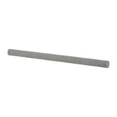 Value Collection - Round, Aluminum Oxide, Toolroom Finishing Stick - 4" Long x 1/4" Wide, Medium Grade - Exact Tooling