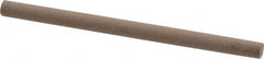 Value Collection - Round, Aluminum Oxide, Toolroom Finishing Stick - 4" Long x 1/4" Wide, Fine Grade - Exact Tooling