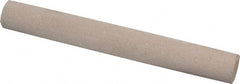 Value Collection - Round, Aluminum Oxide, Toolroom Finishing Stick - 4" Long x 1/2" Wide, Fine Grade - Exact Tooling