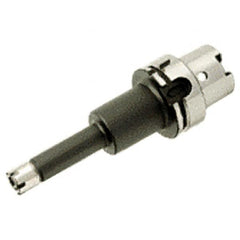 Iscar - 1mm to 13mm Capacity, 160mm Projection, HSK63A Hollow Taper, ER20 Collet Chuck - 0.0001" TIR, Through-Spindle - Exact Tooling