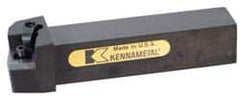 Kennametal - MSRN, Right Hand Cut, 15° Lead Angle, 1-1/2" Shank Height x 1-1/2" Shank Width, Negative Rake Indexable Turning Toolholder - 8" OAL, SN..86. Insert Compatibility, Series Kenloc - Exact Tooling