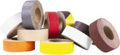 NMC - Orange Solid Color Anti-Slip Vinyl Tape - 6" Wide x 60' Long x 0.02" Thick, General Traffic - Exact Tooling