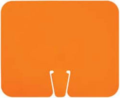 NMC - "Blank - No Legend", 10-1/2" Long x 12-3/4" Wide, Rigid Plastic Safety Sign - Rectangle, Use for Workplace/Safety - Exact Tooling