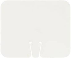 NMC - "Blank - No Legend", 10-1/2" Long x 12-3/4" Wide, Rigid Plastic Safety Sign - Rectangle, Use for Workplace/Safety - Exact Tooling