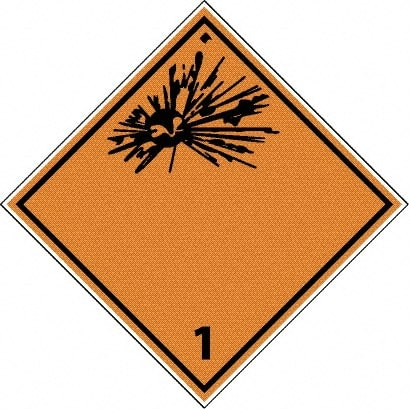 NMC - Blank - No Legend DOT Shipping Label - 4" High x 4" Wide - Exact Tooling