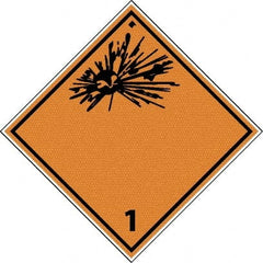 NMC - Blank - No Legend DOT Shipping Label - 4" High x 4" Wide - Exact Tooling