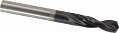 Guhring - 0.315" 130° Parabolic Flute Powdered Metal Screw Machine Drill Bit - FIREX Finish, Right Hand Cut, 1.4567" Flute Length, 3.1102" OAL, Standard Point, Straight Shank - Exact Tooling
