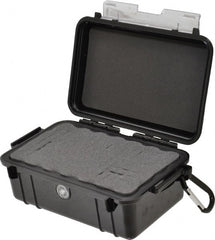 Pelican Products, Inc. - 5-1/16" Wide x 3-17/25" Deep x 3-1/8" High, Clamshell Hard Case - Black, Polycarbonate - Exact Tooling