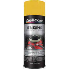 Dupli-Color - 12 oz Daytona Yellow Automotive Heat Resistant Paint - Gloss Finish, 500°F Max Temp, Comes in Aerosol Can - Exact Tooling