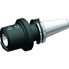 Kennametal - CAT50 Taper, 50mm Inside Hole Diam, 4.72" Projection, Whistle Notch Adapter - Through Coolant - Exact Tooling