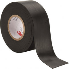 3M - 1-1/2" x 20', Black Rubber Electrical Tape - Series 77, 30 mil Thick - Exact Tooling
