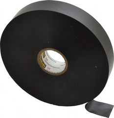 3M - 3/4" x 110', Black Vinyl Electrical Tape - Series 22, 10 mil Thick, 20 Lb./Inch Tensile Strength - Exact Tooling