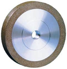 Strauss - 6" Diam x 1" Hole x 1" Thick, 80/100 Grit Surface Grinding Wheel - Diamond, Type 1A1, Medium/Fine Grade, 6,500 Max RPM - Exact Tooling