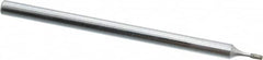 Strauss - Diamond (Abrasive) Grinding Pin - 1/8" Shank Diam x 2" Shank Length, Fine Grade, 120 Grit - Exact Tooling