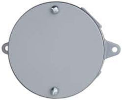 Cooper Crouse-Hinds - Electrical Outlet Box Aluminum Blank Plate - Includes (2) Screws, (4) Closure Plugs, Gasket - Exact Tooling