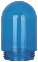 Cooper Crouse-Hinds - Prismatic Lens, Heat Resistant, Polycarbonate Fixture Globe - Blue, UL 514A & UL Listed 1598 - Exact Tooling