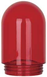 Cooper Crouse-Hinds - Prismatic Lens, Heat Resistant, Polycarbonate Fixture Globe - Red, UL 514A & UL Listed 1598 - Exact Tooling
