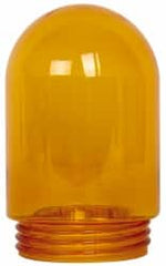 Cooper Crouse-Hinds - Prismatic Lens, Heat Resistant, Polycarbonate Fixture Globe - Yellow, UL 514A & UL Listed 1598 - Exact Tooling