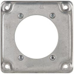 Cooper Crouse-Hinds - Electrical Outlet Box Steel Square Surface Cover - Exact Tooling