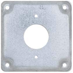Cooper Crouse-Hinds - Electrical Outlet Box Steel Square Surface Cover - Exact Tooling
