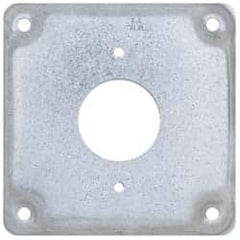 Cooper Crouse-Hinds - Electrical Outlet Box Steel Square Surface Cover - Exact Tooling