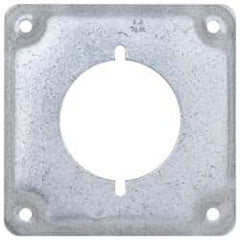 Cooper Crouse-Hinds - Electrical Outlet Box Steel Square Surface Cover - Exact Tooling