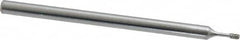 Strauss - Diamond (Abrasive) Grinding Pin - 1/8" Shank Diam x 2" Shank Length, Medium Grade, 80 Grit - Exact Tooling