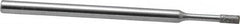 Strauss - 0.157" Head Thickness Diamond (Abrasive) Grinding Pin - 1/8" Shank Diam x 2" Shank Length, Fine Grade, 120 Grit - Exact Tooling